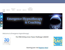 Tablet Screenshot of emergencehypnotherapy.com